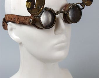 Snow goggles - Winter Apocalypse - Wasteland Goggle - Copper Goggle - Burning Man Goggle - Cosplay - Wasteland Weekend Cosplay