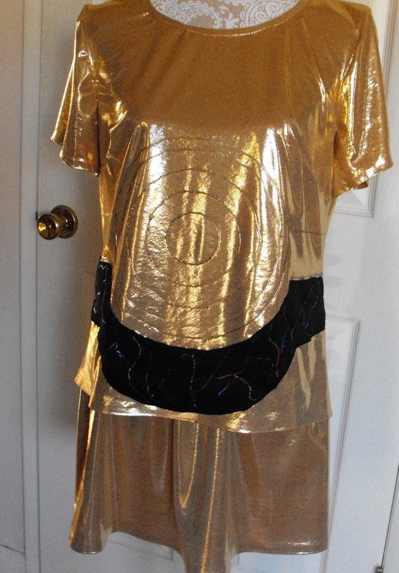 c3po costume shirt