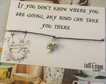 Alice in Wonderland Friendship Bracelet Keepsake