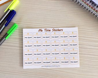 Me Time Planner Stickers