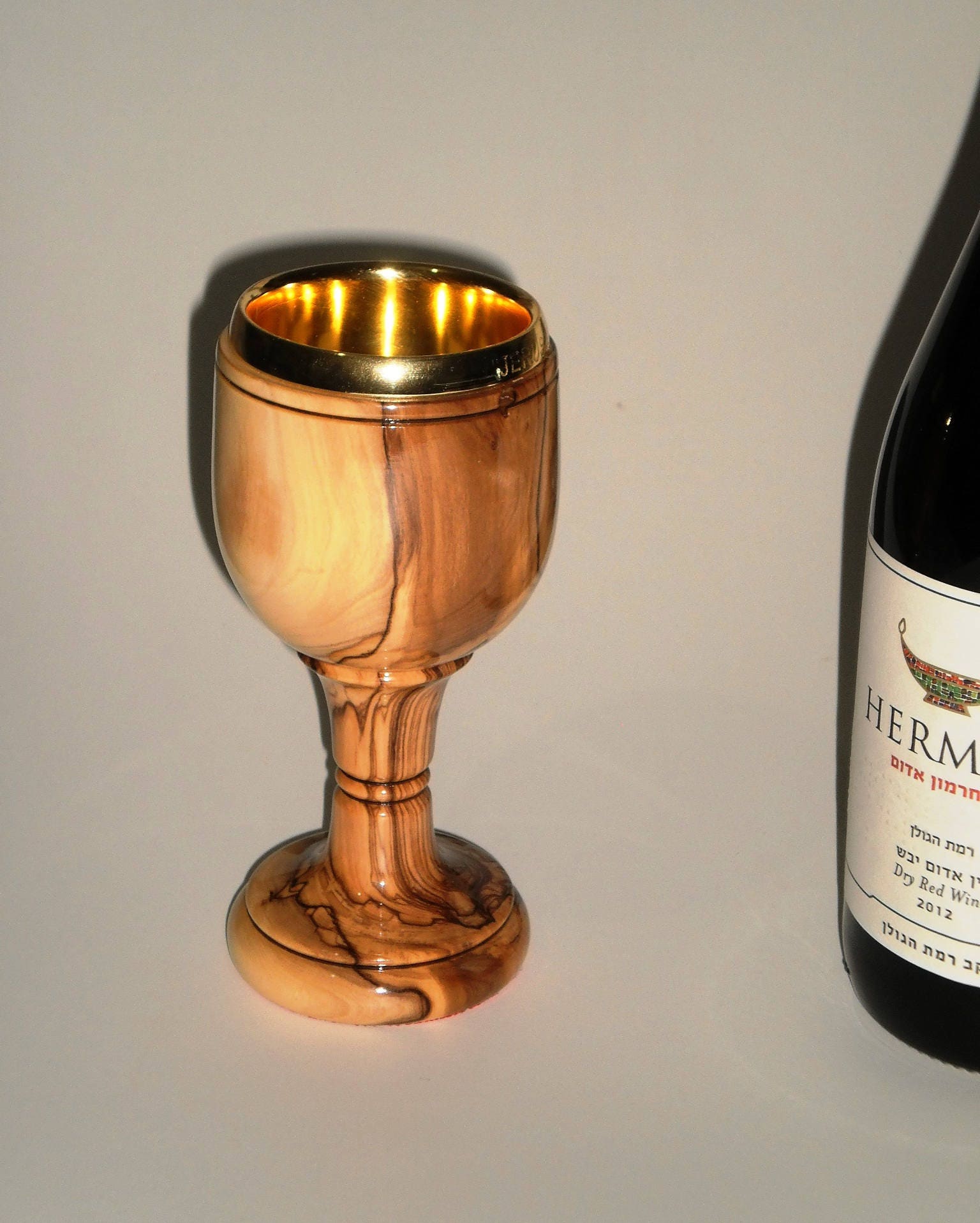 Olive Wood Chalice 6.5 Inches Olive Wood Communion Cup