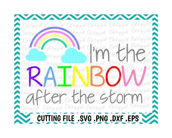 Rainbow Baby Svg Rainbow Svg New Baby Baby Shower I'm