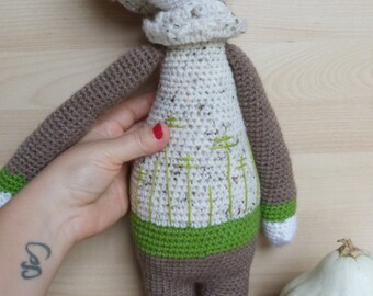 Doll crochet, Paul Champignon, lalylala, amigurumi, crochet, Teddy, kid gift, handmade.