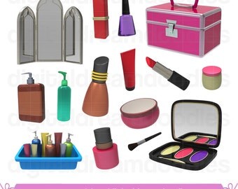 Makeup Clipart Make Up Clip Art Cosmetics Png Beauty Set Image Compact