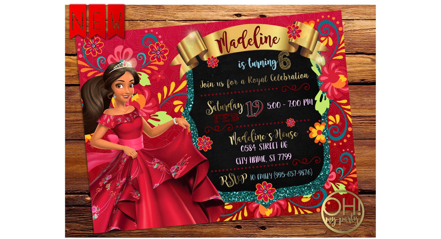 Elena Of Avalor Birthday Invitations 7