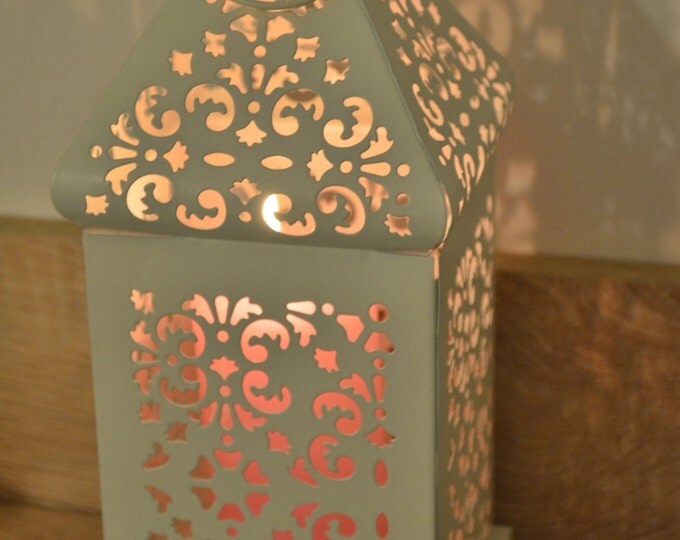 10%OFF Off white vintage Moroccan lantern / wedding lanterns / rustic lantern / lanterns