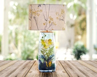 Table Lamp, table lamp shade, Large Terrarium lamp, Bedside table lamp, terrarium table lamp, vase table lamp, Lighting, Large Table Lamp