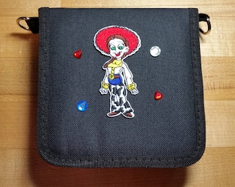 Toy Story Inspired Jessie Trading Pin Bag (iheartpinbags.com)