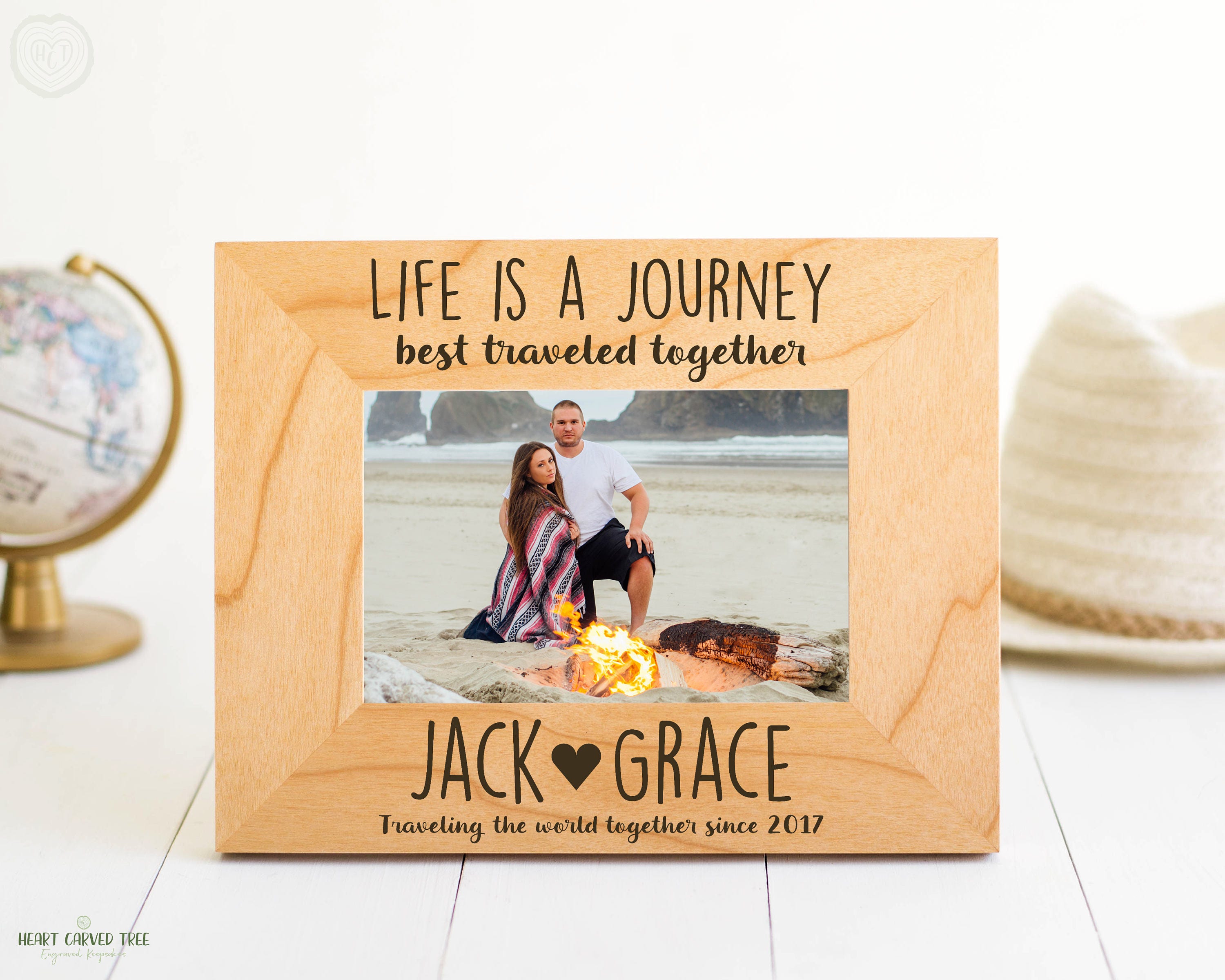 Personalized Photo Frame Wedding Frame for Couple Life is a
