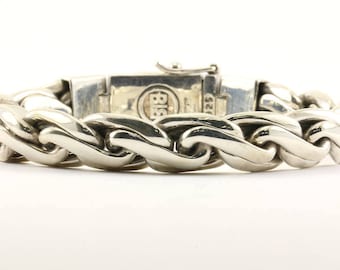 Vintage Buddha To Buddha 183 Kadek Chain Bracelet 925 Sterling Silver BR 1624-E