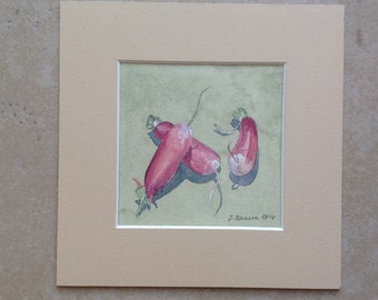 Watercolor painting watercolor painting nature dead still life