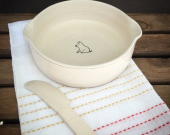 Ceramic Brie Baker - READY TO SHIP