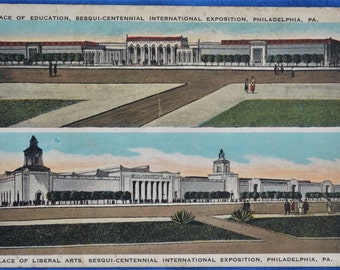 Postcard Palace Education Liberal Arts Sesqui-Centennial International Exposition Philadelphia PA 1926