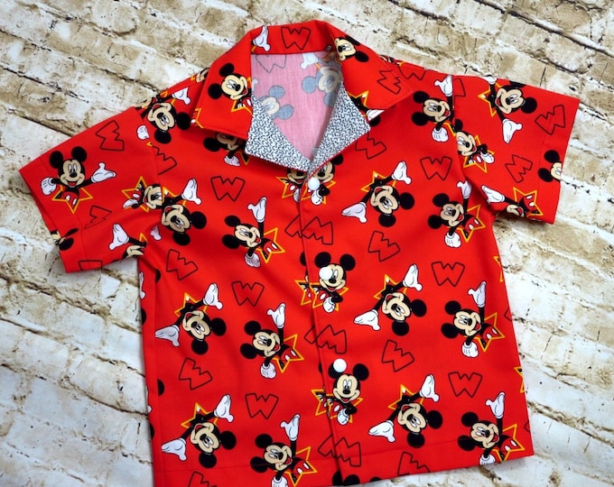 Disney Shirt - Toddler Mickey Mouse - Mickey Shirt - Disney Birthday - Disney Boys - Toddler Boys Shirt - Gift for Boys - 2T to 10 yrs