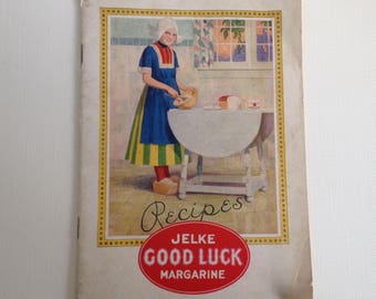Vintage Cookbook Jelke Good Luck Margarine 1927 Cook Book John F Jelke Chicago IL