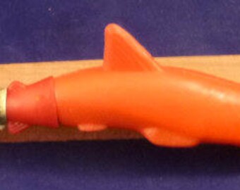 Vintage Shark Candy Container, 1980s