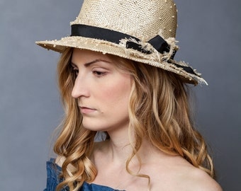 Knotted Sisal Straw Hat