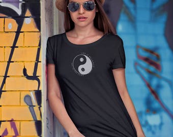 Women's Baseball / Softball T-Shirt / Fitted Cap-Sleeve / Inspirational t-shirt / gift for women / Life is Balance®