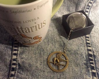 Hunger Games tea ball mockingjay loose leaf infuser