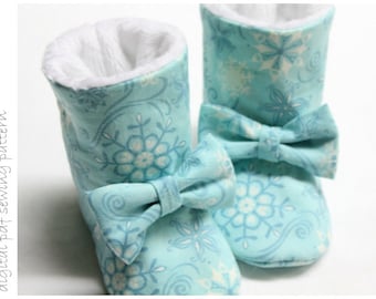 Baby Boots Pattern - Winter Boots - Sizes 1 to 5
