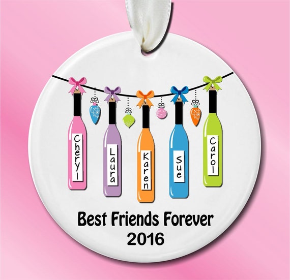 personalized best friends christmas ornament custom best personalized best friends christmas ornament custom best