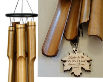 BEST seller Gift Wind MEMORIAL Wind Chime Bamboo Gift after loss of loved one baby stillbirth miscarriage memorial garden loss