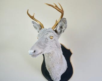 Deer Head Wall Decor deer head wall mount | etsy Deer Head Wall Decor deer head wall mount | etsy