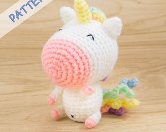 Unicorn Crochet Pattern - Amigurumi Unicorn Pattern - Unicorn Toy Pattern - Crochet Unicorn Pattern - Unicorn Plush Pattern - Unicorn Gift
