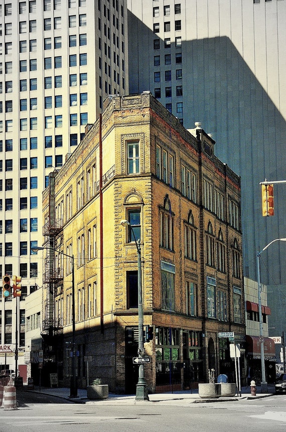 The Historic Miner Building In Detroit. One Of Detroit's