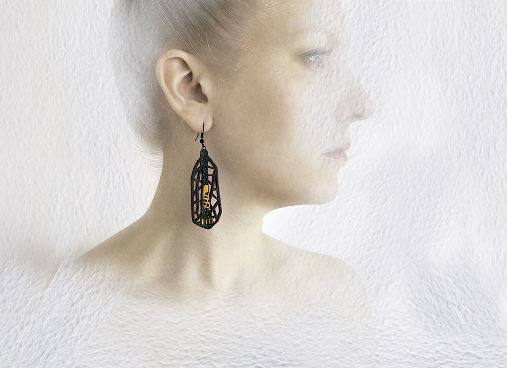 Earrings modern contemporary jewelry design FREE Shipping