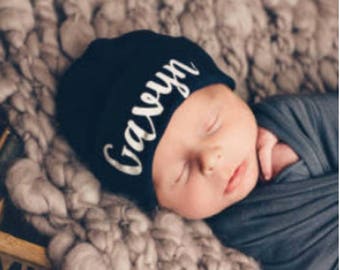 Newborn Hat, Newborn Hat Personalized , Newborn Hat Boy, Newborn Hat Girl, Baby Boy take home Beanie, Baby Girl Take Home Beanie, Baby Hat