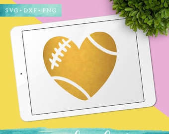 Football Svg / Football Heart SVG Cutting Files / Game Day SVG Files Sayings / Football Mom SVG for Cricut Silhouette / Svg Cut Files