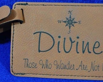 Wedding Gift ~ Groomsmen Gift ~ Luggage Tag ~ Leather Tag ~ Gift For Traveler ~ Destination Wedding ~ Travel Gift ~ Wedding Party Gift ~ Tag