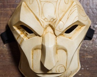 inspired of Jhin the Virtuso League of Legends Mask Lol cosplay