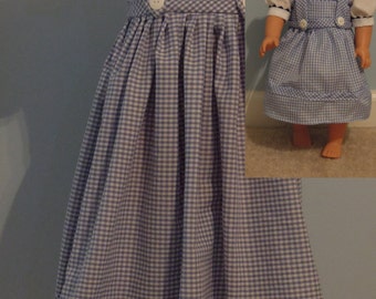 Dorothy Dress from Wizard of Oz with matching 18" doll dress. Available in sizes 1/2T to child 8.