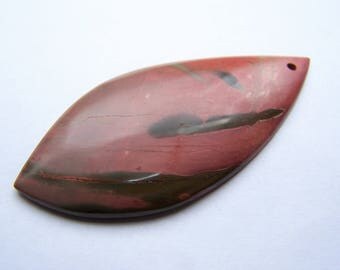 Multi Color Picasso Jasper pendant bead 61x28mm