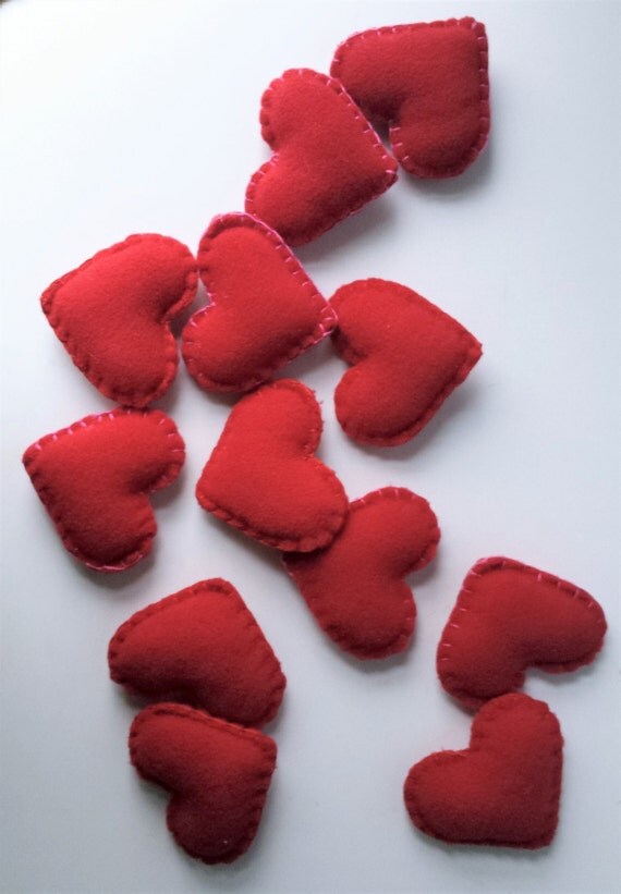 mini plush hearts