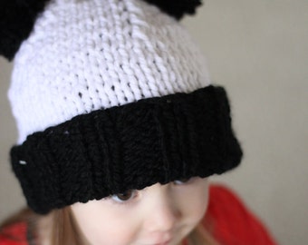 Knitted panda Etsy