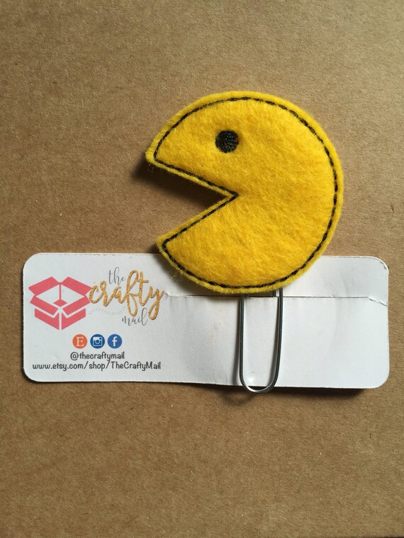 Pacman Planner Clip/Bookmark.