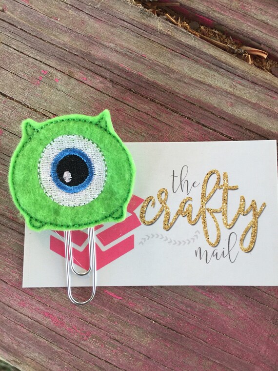 Big eye monster Planner Clip/Bookmark. Monster planner clip