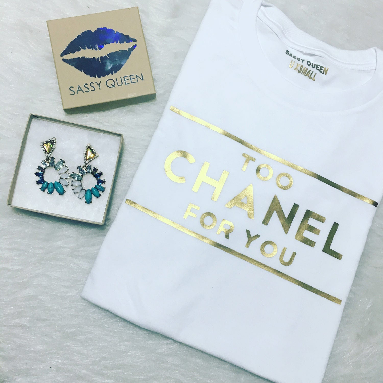 Too Chanel for You / Graphic Tee / Statement Tee / Graphic Tshirt / Statement Tshirt
