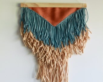 Tricolore Boho Handwoven Tapestry | Wandbehang | Weaving | Tissage Mural | Wallhanging