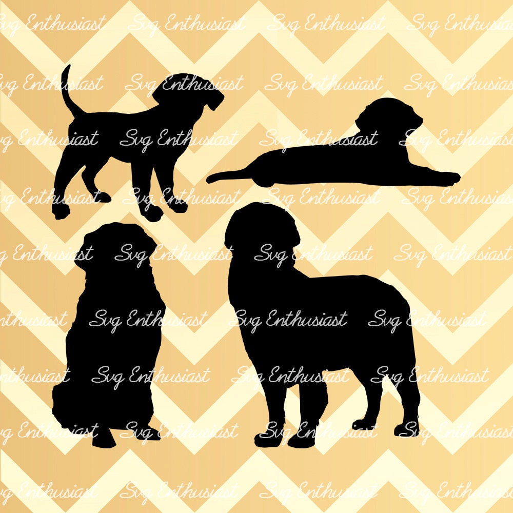 Golden retriever silhouette SVG Dog SVG Puppy Svg Golden