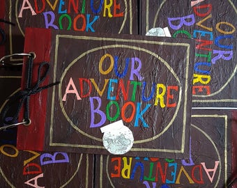A5 RINGBOUND Up Inspired Our Adventure Book, Wedding, Valantines, Couple, Partner Scrap Book Album or Guest Book FINAL STOCK
