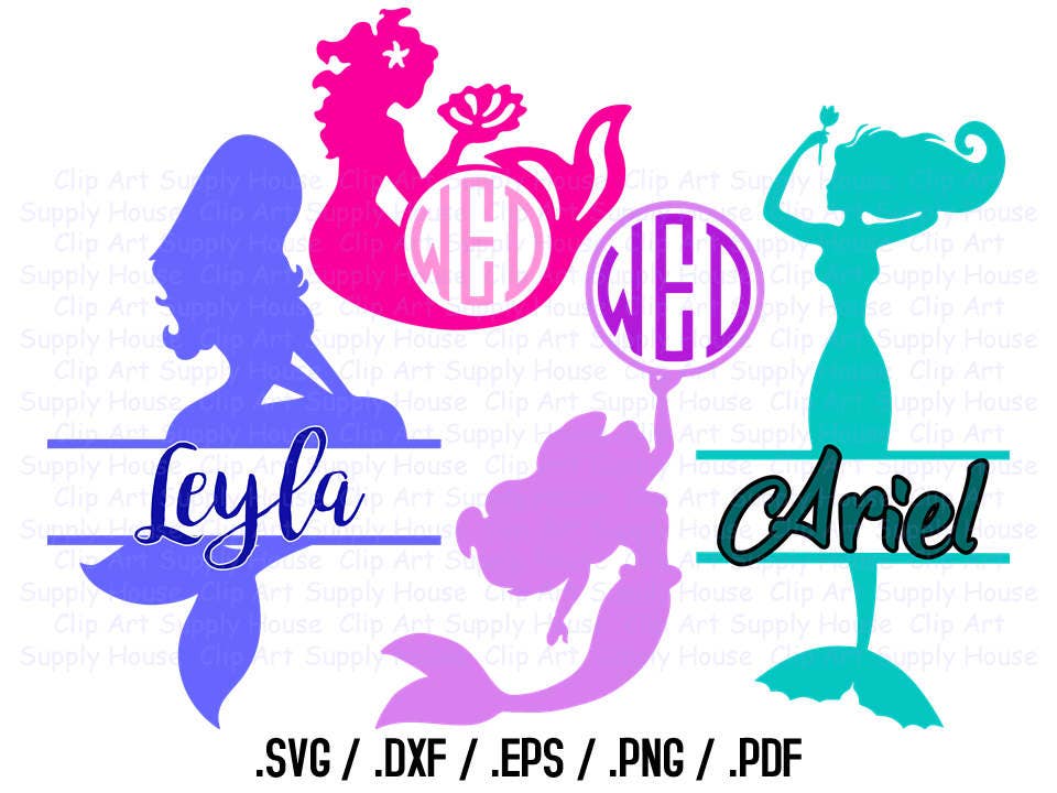 Download Mermaid Svg Files Under the Sea Clipart Sea Shell Svg