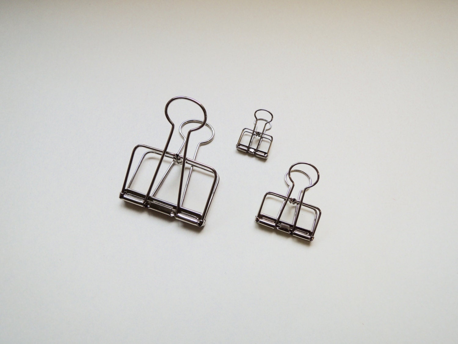 Reduced Silver Wire Bulldog Clips