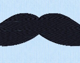 Sale *** Mustache Embroidery Design