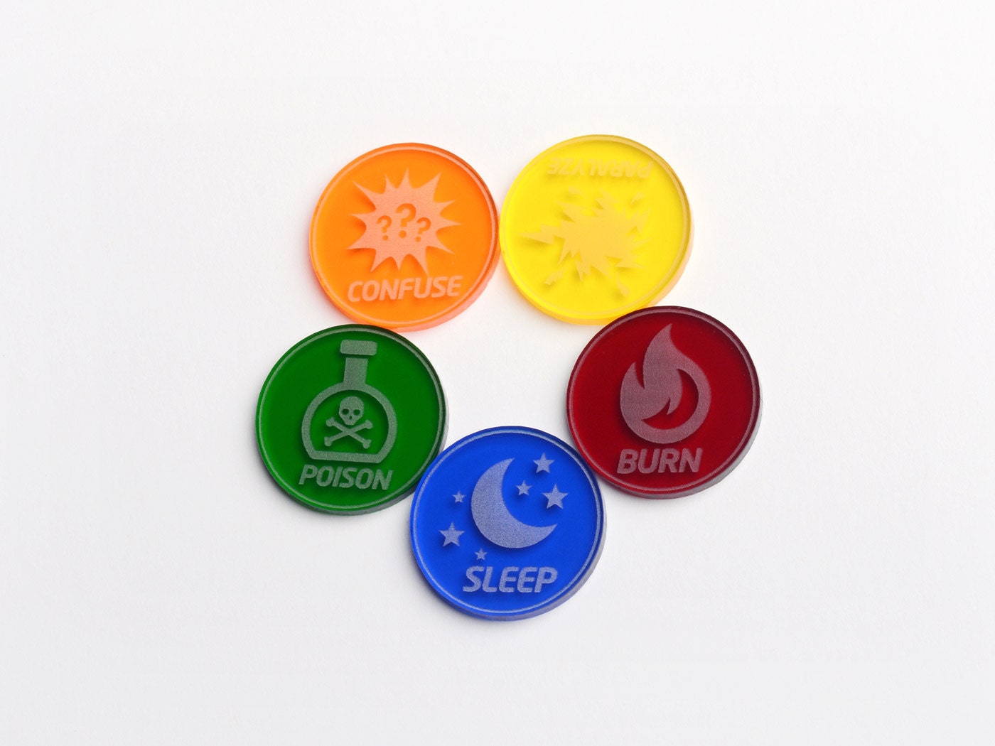 Pokemon Damage Counters Pokemon Status Effect Markers Combo pokemon-damage-counters-pokemon-status-effect-markers-combo