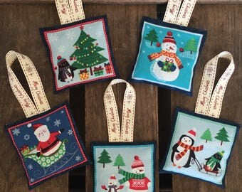 Winter Wonderland Christmas Lavender Sachet, Christmas decor, Christmas tree decoration, Christmas decoration
