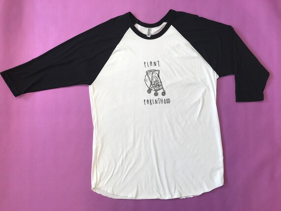 PLANT PARENTHOOD RAGLAN // black